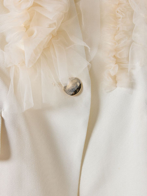 【 予約:2月中旬 】チュールフリルベスト /M261-43001