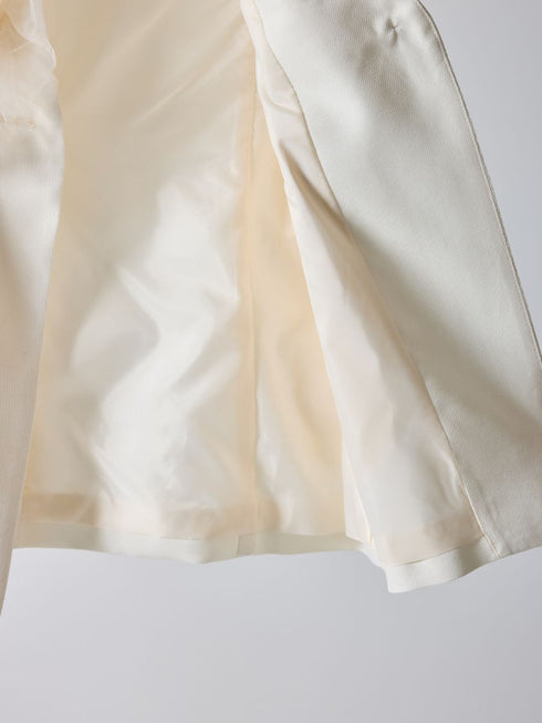 【 予約:2月中旬 】チュールフリルベスト /M261-43001