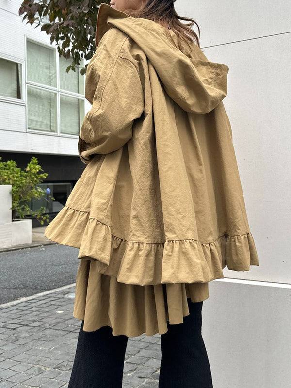 【 予約:2月中旬 】フリルマウンテンパーカー /M261-43012