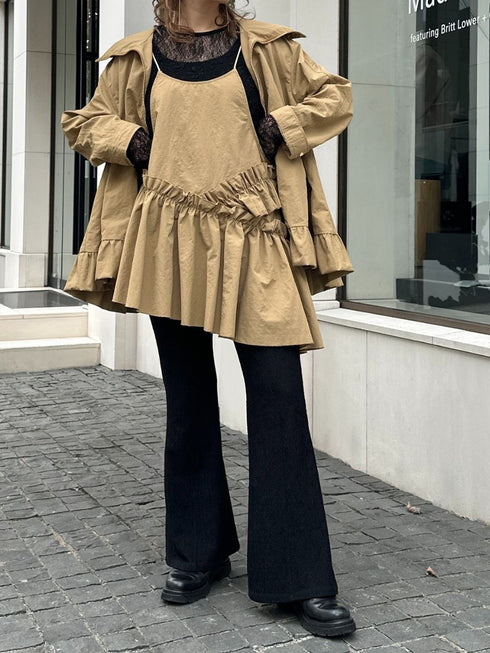 【 予約:2月中旬 】フリルマウンテンパーカー /M261-43012