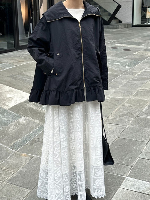 【 予約:2月中旬 】フリルマウンテンパーカー /M261-43012