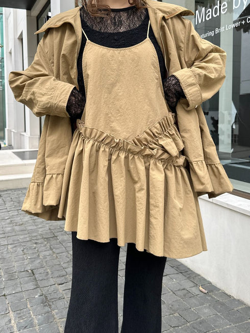 【 予約:2月中旬 】フリルマウンテンパーカー /M261-43012