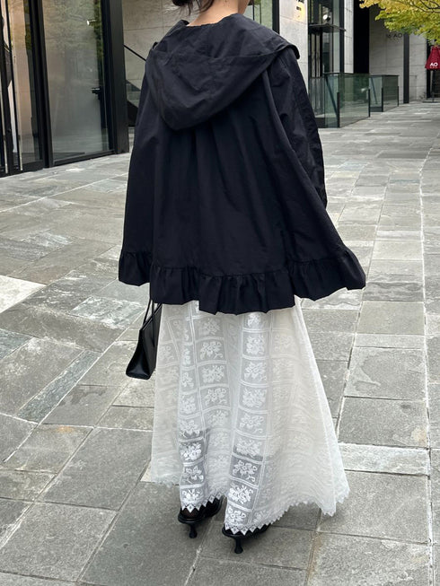 【 予約:2月中旬 】フリルマウンテンパーカー /M261-43012