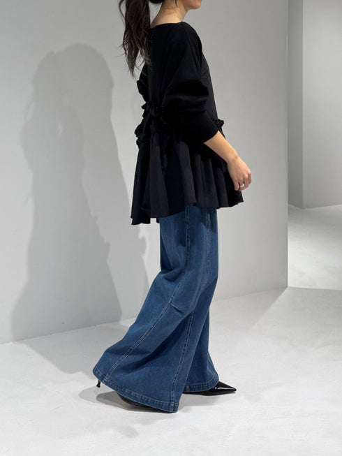 【 予約:2月中旬 】アシメティアードキャミ /M261-13013