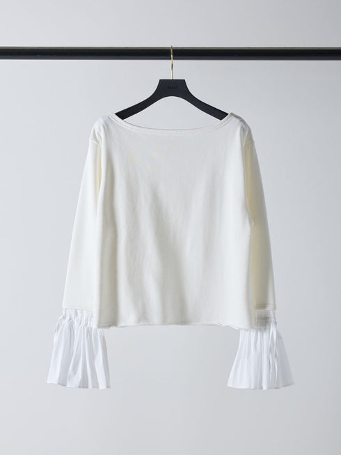 【 予約:2月中旬 】オフショルシャツスリーブスウェット /M261-83011