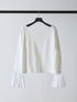 【 予約:2月中旬 】オフショルシャツスリーブスウェット /M261-83011