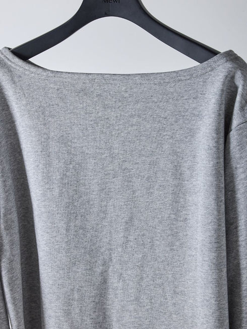 【 予約:2月中旬 】オフショルシャツスリーブスウェット /M261-83011