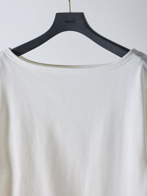 【 予約:2月中旬 】オフショルシャツスリーブスウェット /M261-83011