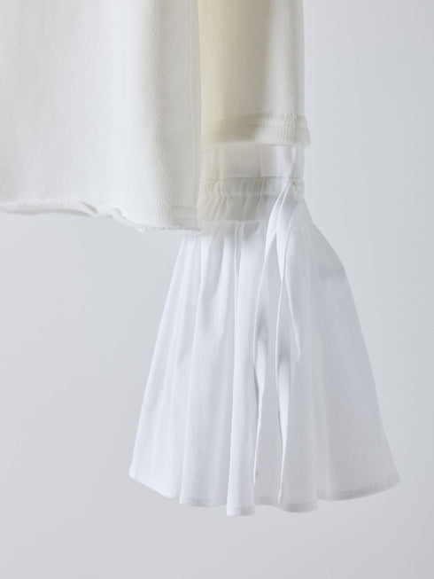 【 予約:2月中旬 】オフショルシャツスリーブスウェット /M261-83011