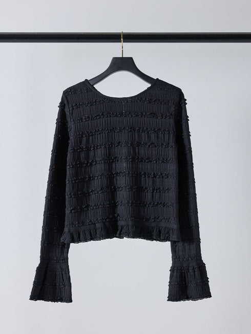 【 予約:2月中旬 】ミニフリル2WAYカーデ /M261-83022