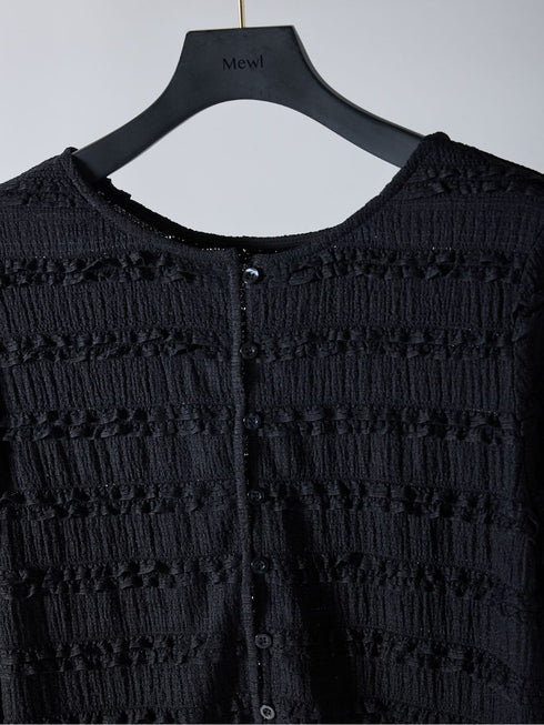 【 予約:2月中旬 】ミニフリル2WAYカーデ /M261-83022