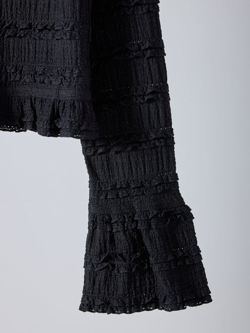 【 予約:2月中旬 】ミニフリル2WAYカーデ /M261-83022