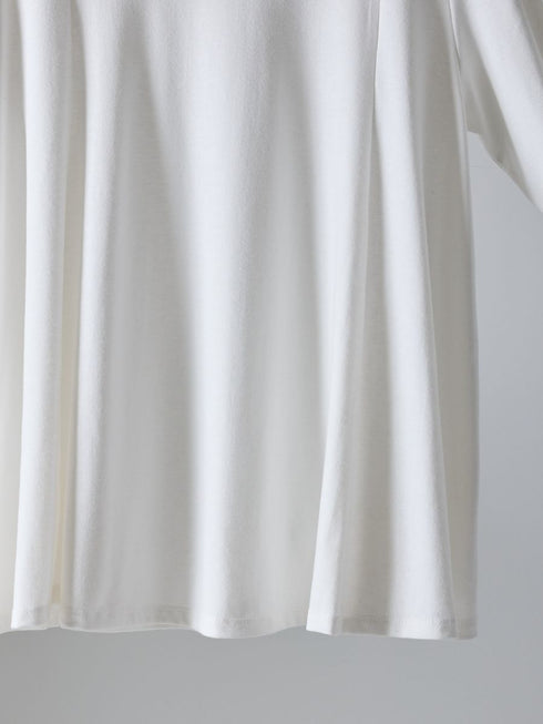 【 予約:2月中旬 】レースカラーフレアTOPS /M261-83030