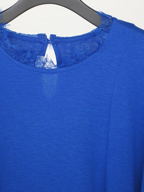 【 予約:2月中旬 】レースカラーフレアTOPS /M261-83030