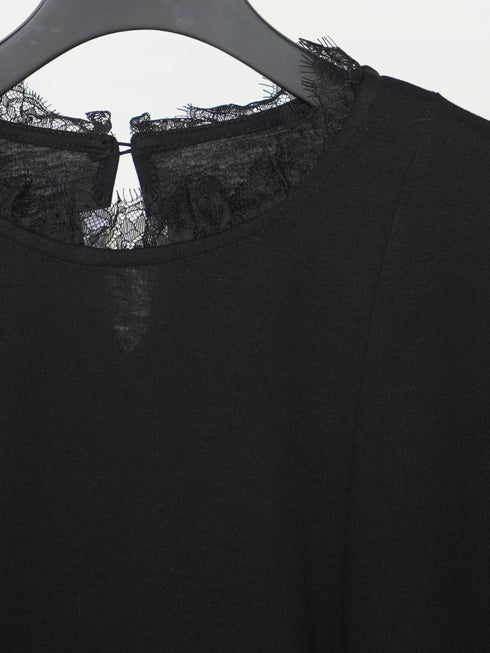 【 予約:2月中旬 】レースカラーフレアTOPS /M261-83030