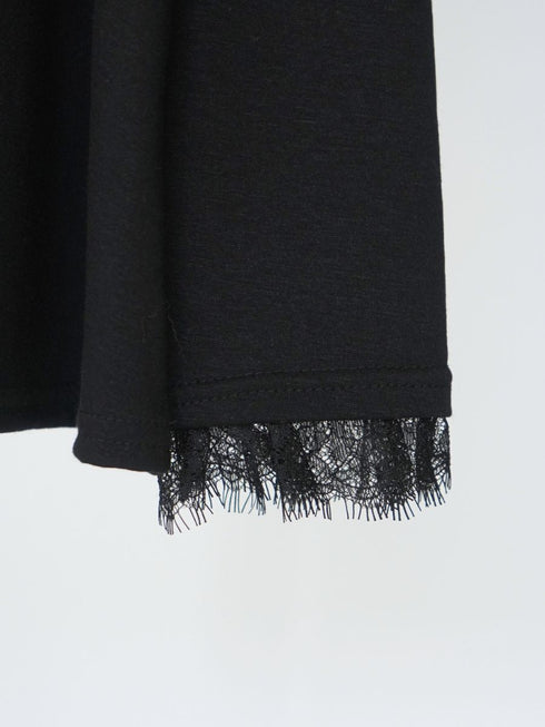 【 予約:2月中旬 】レースカラーフレアTOPS /M261-83030