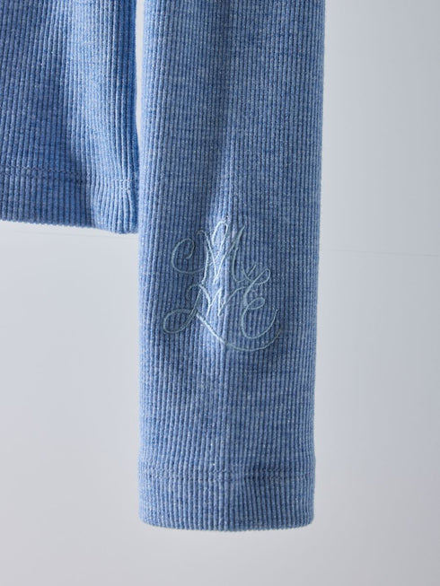 【 予約:2月中旬 】ラメリブバックリボンTOPS /M261-87023