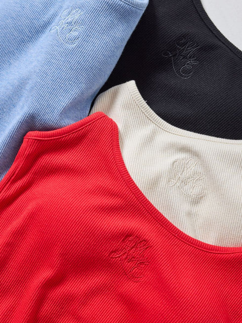 【 予約:2月中旬 】ラメリブカップ付きキャミ /M261-87024