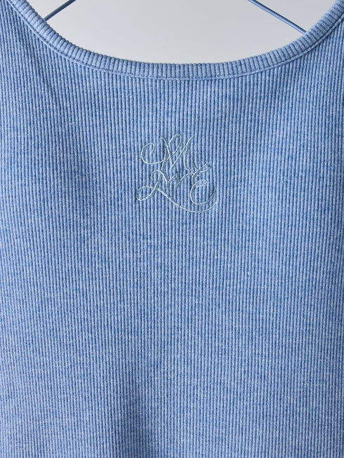 【 予約:2月中旬 】ラメリブカップ付きキャミ /M261-87024