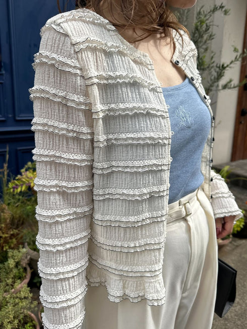 【 予約:2月中旬 】ラメリブカップ付きキャミ /M261-87024