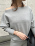 【 予約:2月中旬 】スウェットライクドルマンニット /M261-93025