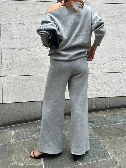 【 予約:2月中旬 】スウェットライクドルマンニット /M261-93025