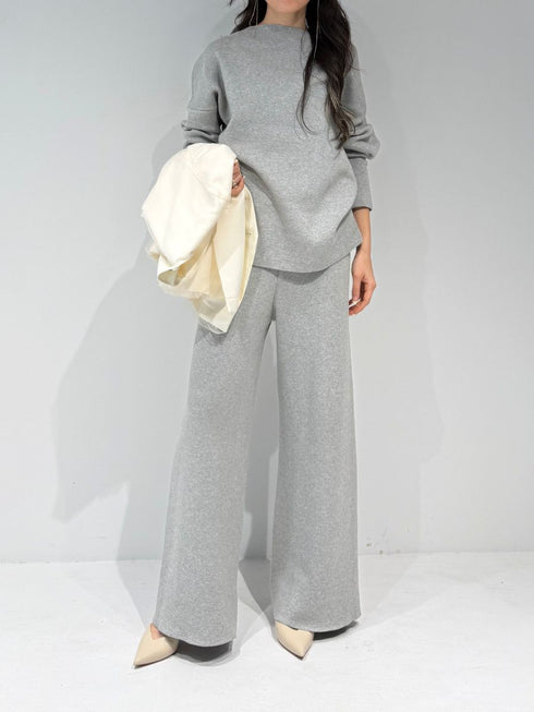 【 予約:2月中旬 】スウェットライクドルマンニット /M261-93025