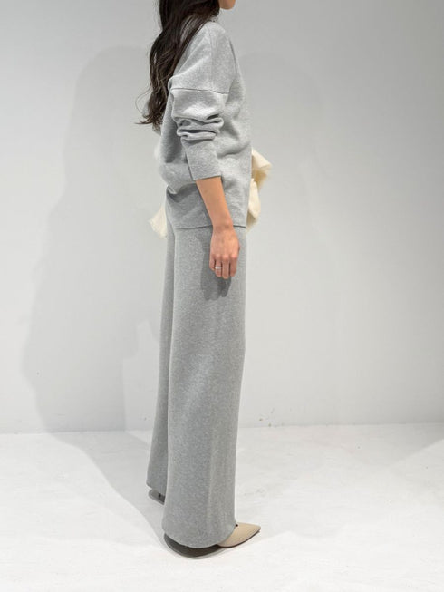 【 予約:2月中旬 】スウェットライクドルマンニット /M261-93025