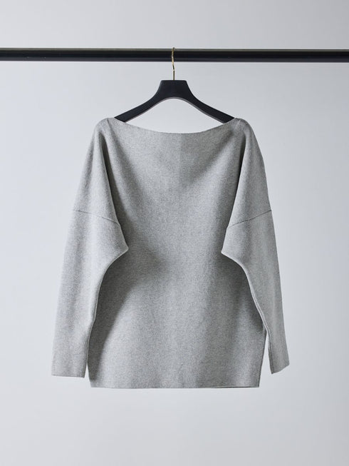 【 予約:2月中旬 】スウェットライクドルマンニット /M261-93025