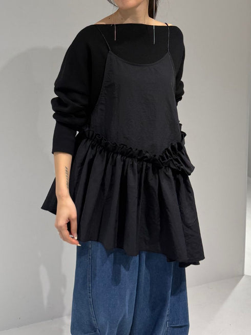 【 予約:2月中旬 】スウェットライクドルマンニット /M261-93025