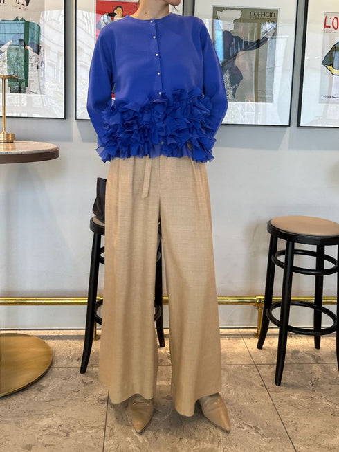 【 予約:2月中旬 】リボンフリンジカーデ /M261-97027