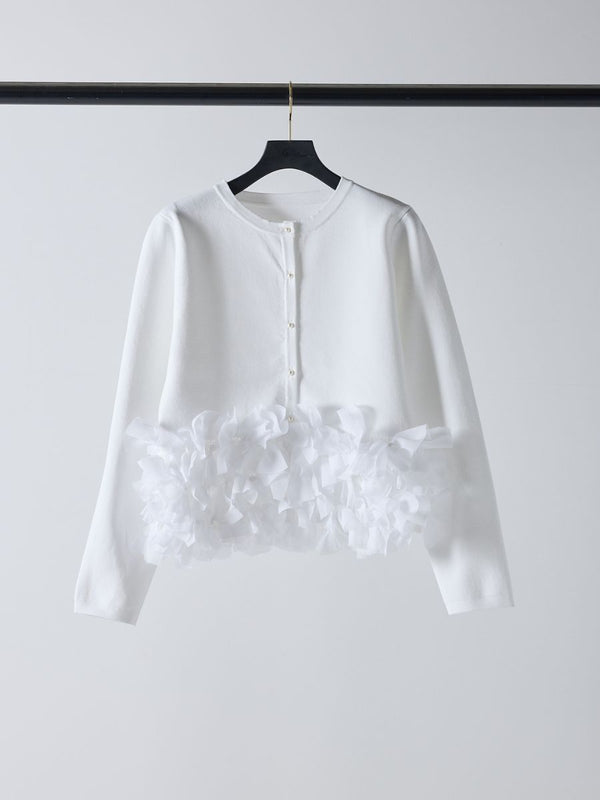 リボンフリンジカーデ /M261-97027