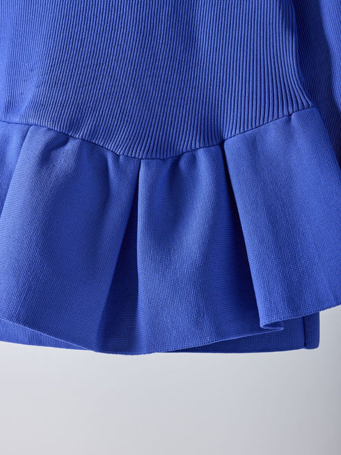 【 予約:2月中旬 】ペプラムニット /M261-97028