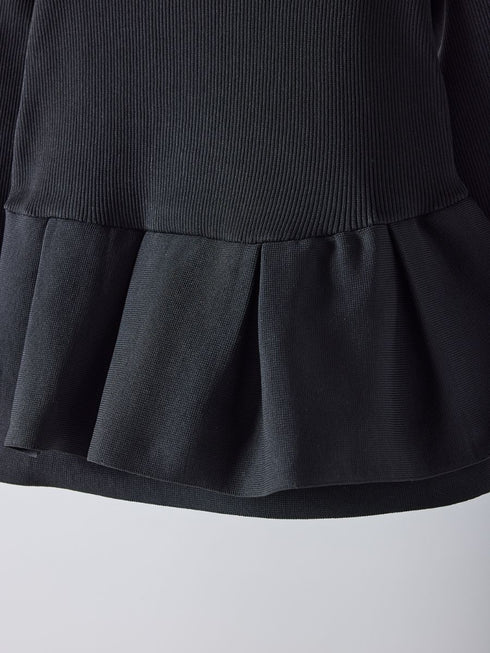 【 予約:2月中旬 】ペプラムニット /M261-97028