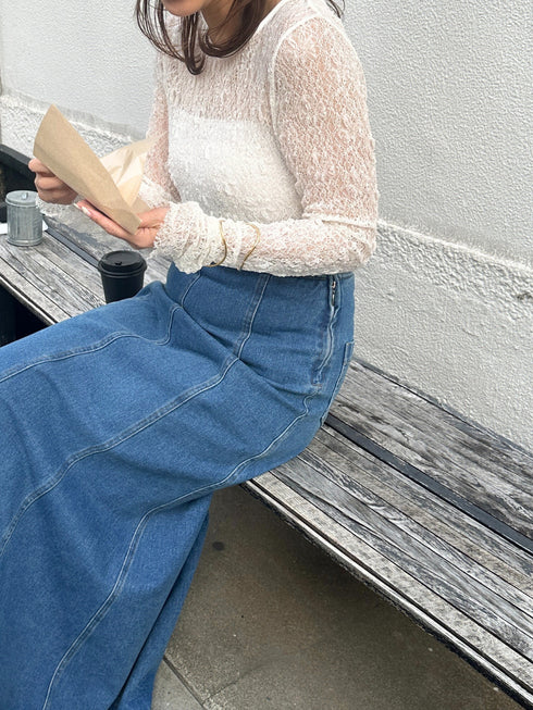 【 予約:2月中旬 】レースボートネックTOPS /M261-83021