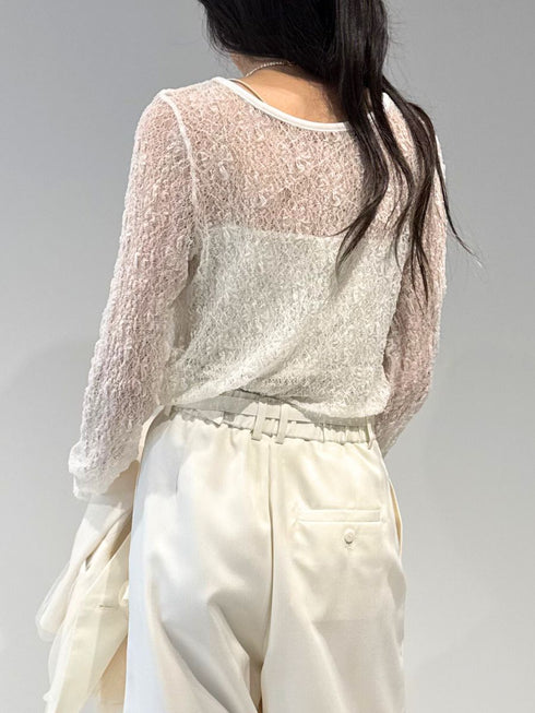 【 予約:2月中旬 】レースボートネックTOPS /M261-83021