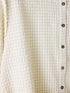【 予約:8月中旬 】チェックペプラムフリルBL /M263-13110