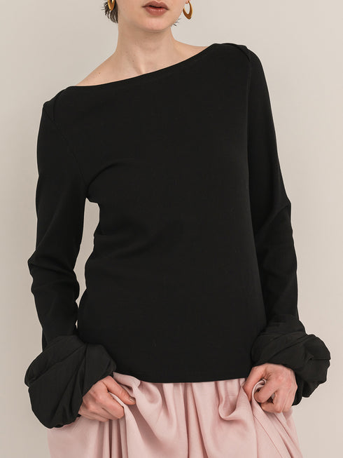 【 予約:8月中旬 】シュシュスリーブTOPS /M263-88115