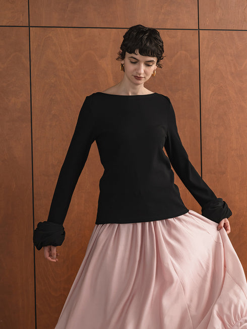 【 予約:8月中旬 】シュシュスリーブTOPS /M263-88115