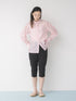 【 予約:1月中旬 】SHEER CURVY SHIRT /M264-18167
