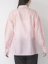 【 予約:1月中旬 】SHEER CURVY SHIRT /M264-18167