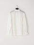 【 予約:1月中旬 】SHEER CURVY SHIRT /M264-18167