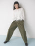 【 予約:1月中旬 】TULLE PEPLUM BLOUSE /M264-18168