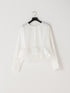 【 予約:1月中旬 】TULLE PEPLUM BLOUSE /M264-18168