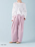 【 予約:1月中旬 】TULLE PEPLUM BLOUSE /M264-18168
