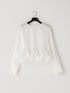 【 予約:1月中旬 】TULLE PEPLUM BLOUSE /M264-18168
