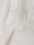 【 予約:1月中旬 】TULLE PEPLUM BLOUSE /M264-18168