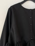 【 予約:1月中旬 】TULLE PEPLUM BLOUSE /M264-18168