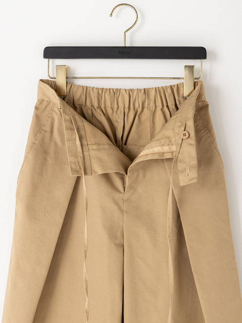 【 予約:1月中旬 】TRENCH CURVY PANTS /M264-38163