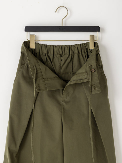 【 予約:1月中旬 】TRENCH CURVY PANTS /M264-38163